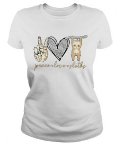 Peace Love Sloths  Classic Ladies