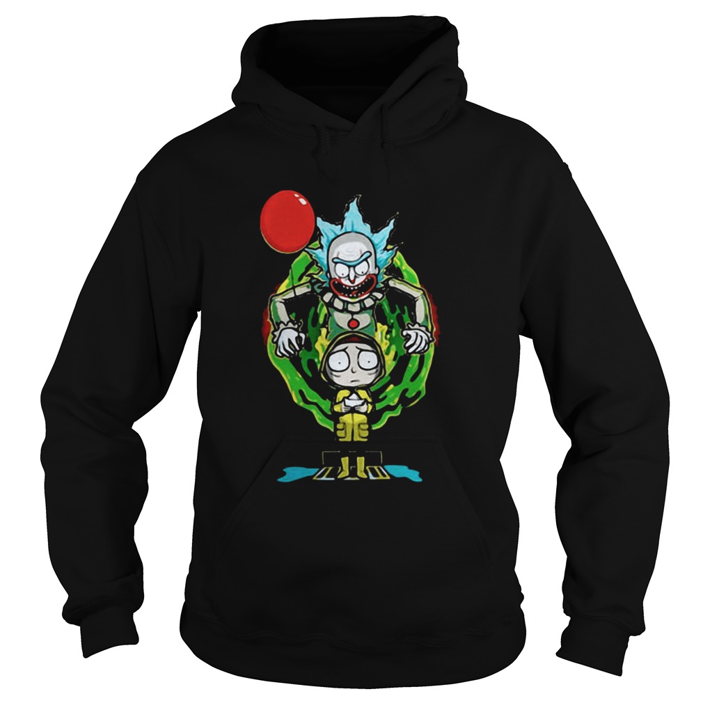Pennywise IT mashup Rick and Morty halloween Hoodie