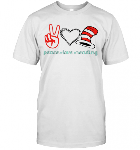 Piece Love Reading T-Shirt