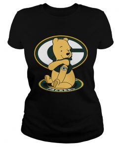 Pooh Green Bay Packers Tattoo  Classic Ladies