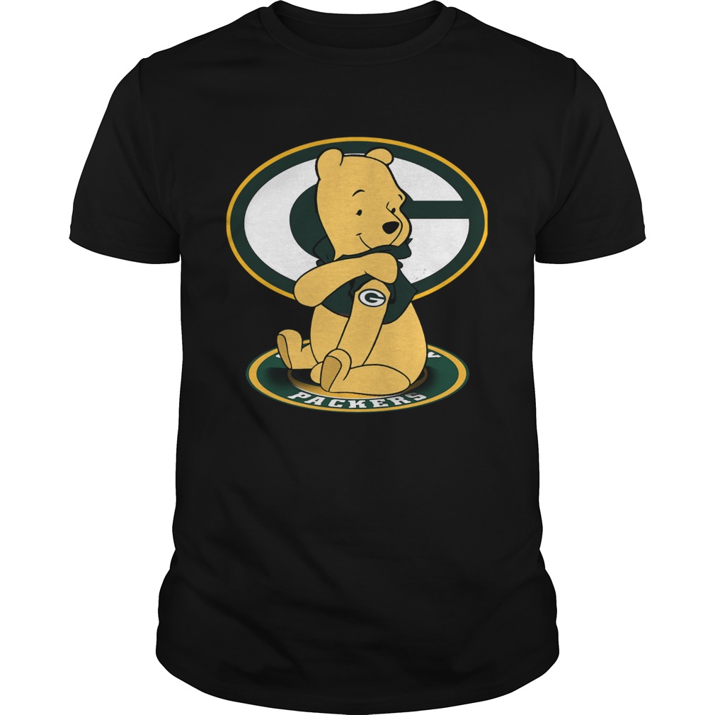 Pooh Green Bay Packers Tattoo shirt