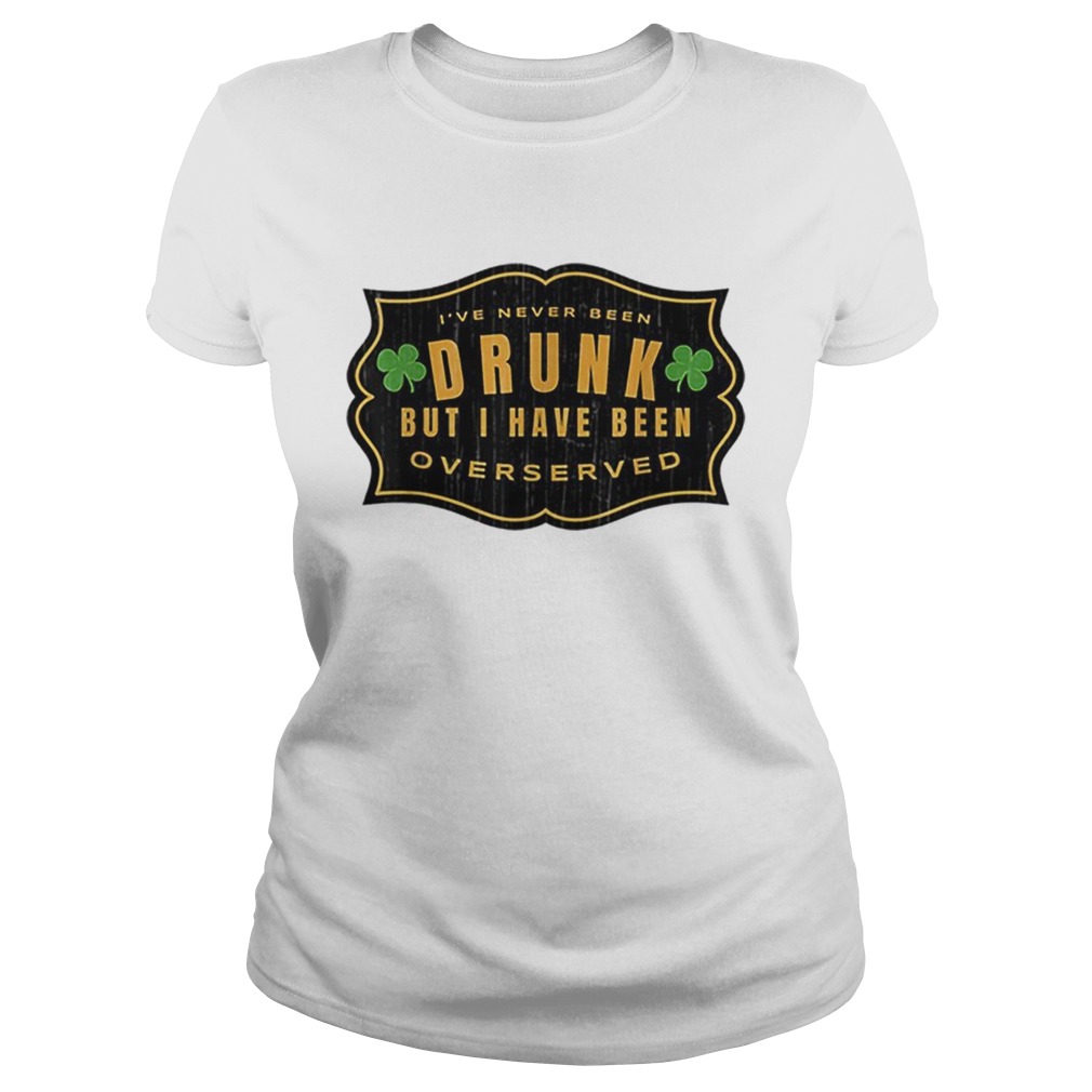 Pretty Vintage Saint Patricks Day Drunk Classic Ladies