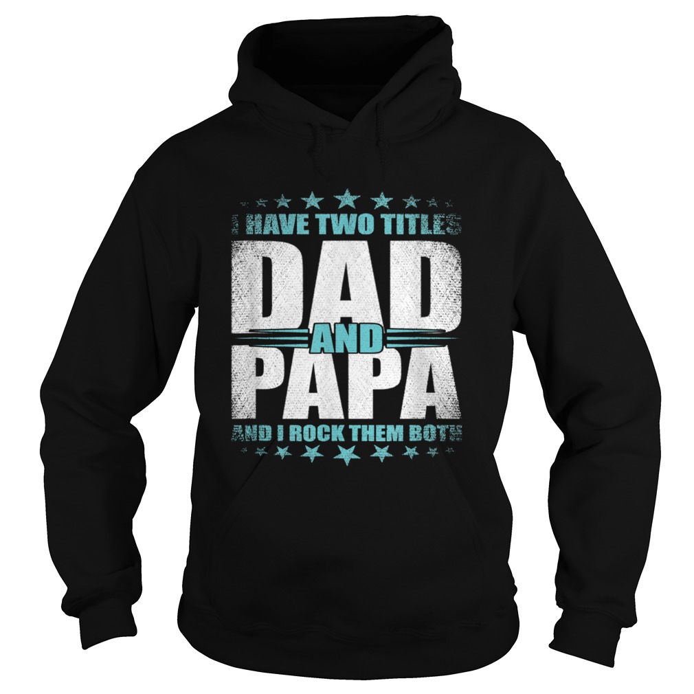 Proud Papa Daddy Handsome Husband Fathers Day Hoodie
