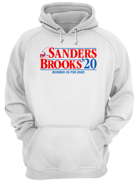 Sanders Brooks 2020 Number 20 For 2020 Unisex Hoodie