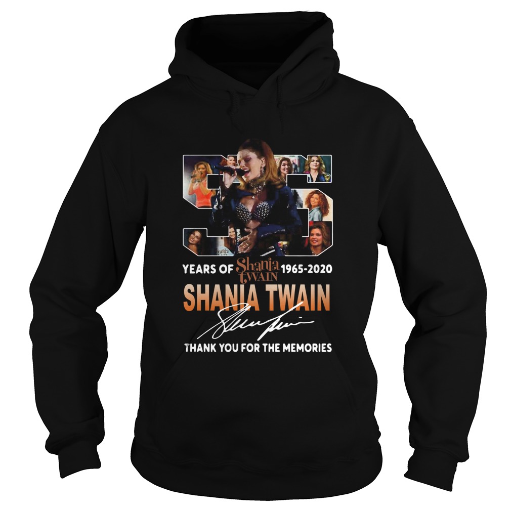 Shania Twain With Come On Over Album 55th Years Of 19652020 Signature Hoodie