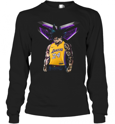 Songoku Black Mamba Kobe Bryant Signatures T-Shirt Long Sleeved T-shirt