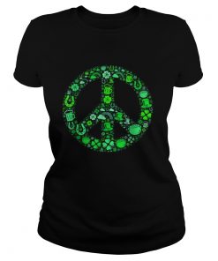 St Patrick Day Gifts for Men Women Hippie Peace Love  Classic Ladies