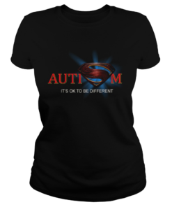 Superman Logo Autism Its Ok To Be Different  Classic Ladies