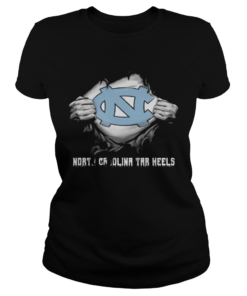 Supperman north carolina tar heels  Classic Ladies