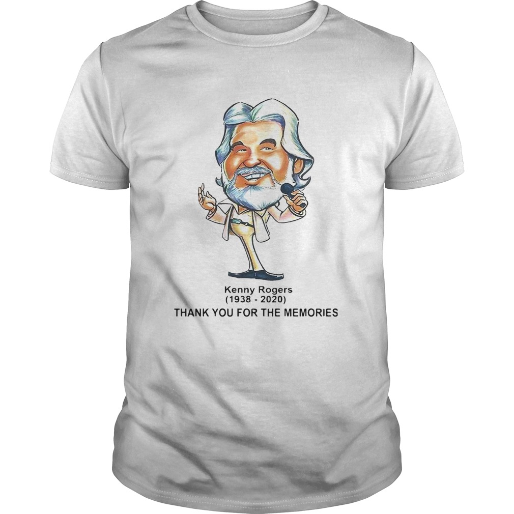 Thank You For The Memories Kenny Rogers shirt