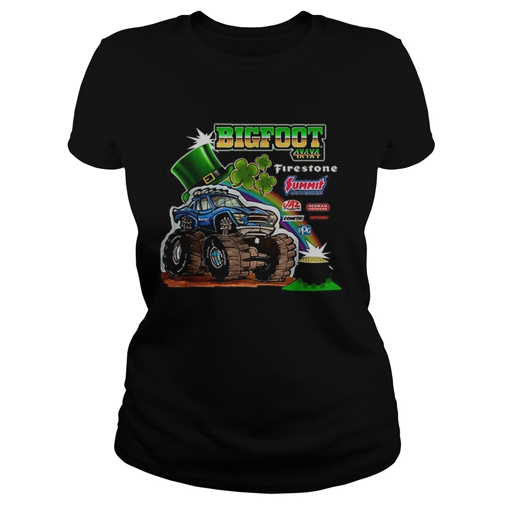 Top St Patricks Day Bigfoot Classic Ladies