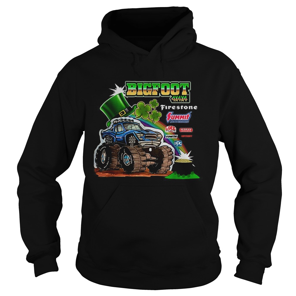 Top St Patricks Day Bigfoot Hoodie