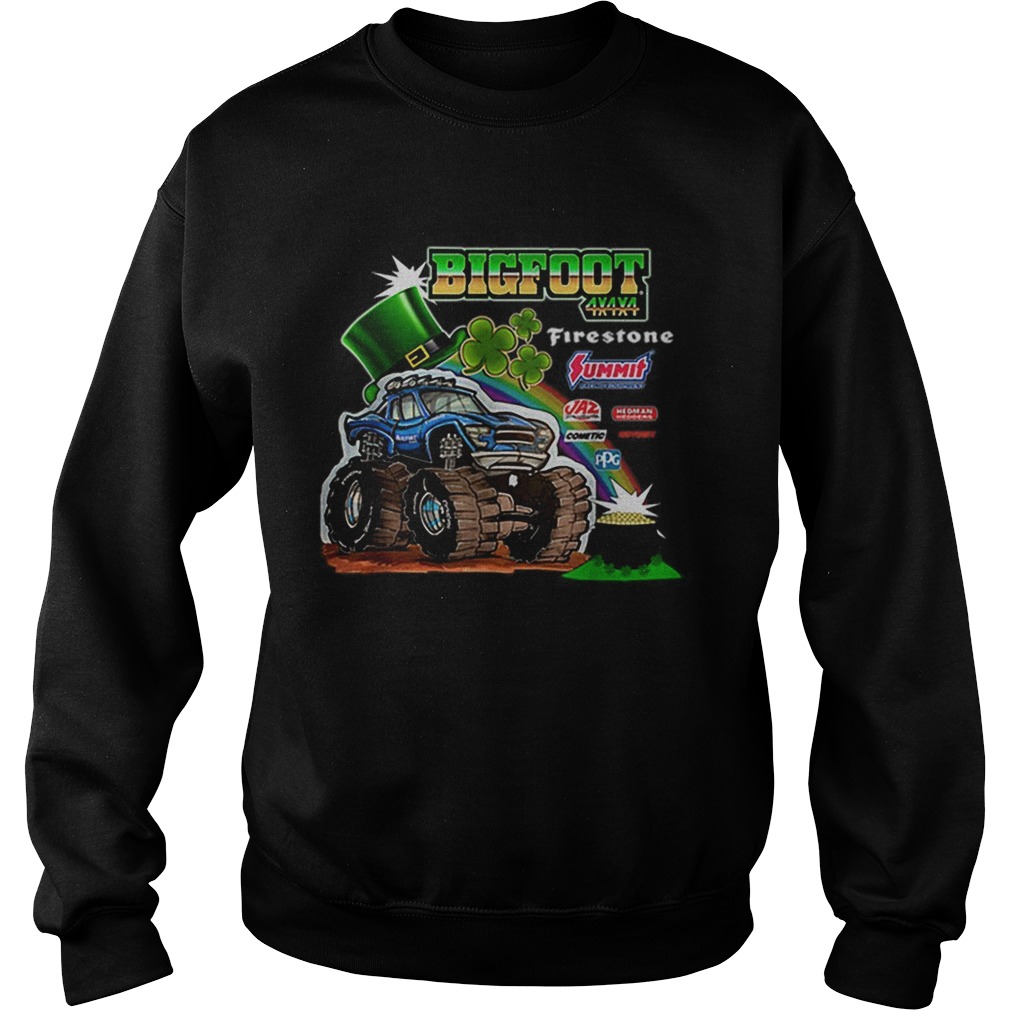 Top St Patricks Day Bigfoot Sweatshirt