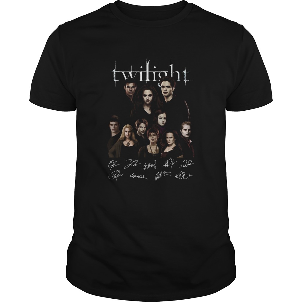 Twilight all characters signature shirt