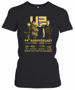 U2 44Th Anniversary Thank You For The Memories Signatures T-Shirt Classic Women's T-shirt