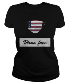 Virus Free American Flag Masks  Classic Ladies