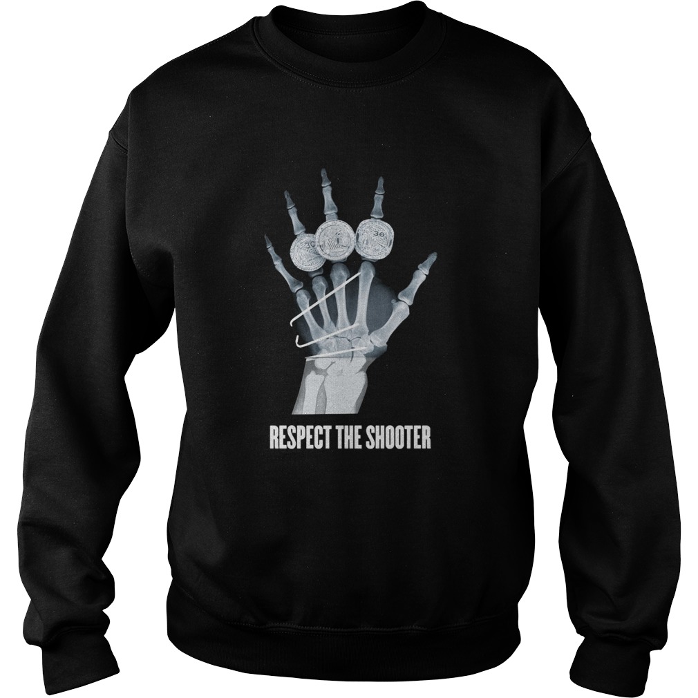 Warriors Stephen Curry broken hand xray respect the shooter Sweatshirt