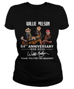 Willie Nelson 64th Anniversary 1956 2020 Thank You For The Memories Signatures  Classic Ladies