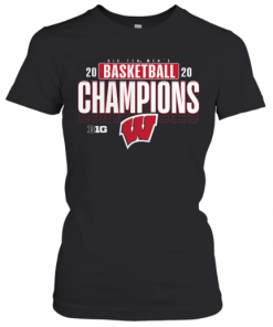 Wisconsin Badgers 2020 Big Ten Men'S Basketball Champions T-Shirt Classic Women's T-shirt