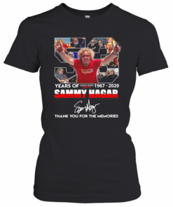 53 Years Of Sammy Hagar 1967 2020 Thank You For The Memories T-Shirt Classic Women's T-shirt