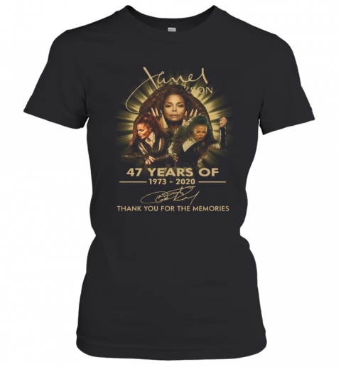 Anniversary Thank You For The Memories Janet Jacksons T-Shirt Classic Women's T-shirt