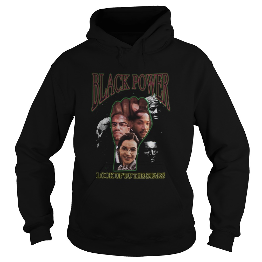 Black Power Look Up To The Stars Hoodie