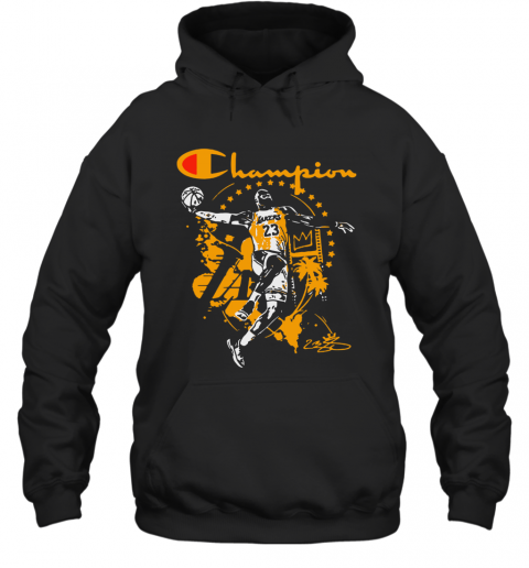 Champion Lebron James Signature Los Angeles Lakers T-Shirt Unisex Hoodie