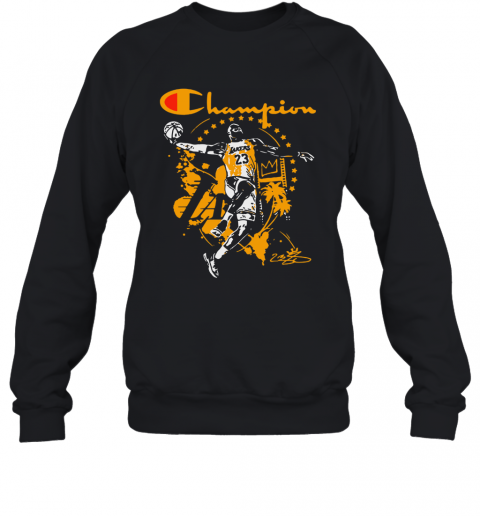 Champion Lebron James Signature Los Angeles Lakers T-Shirt Unisex Sweatshirt