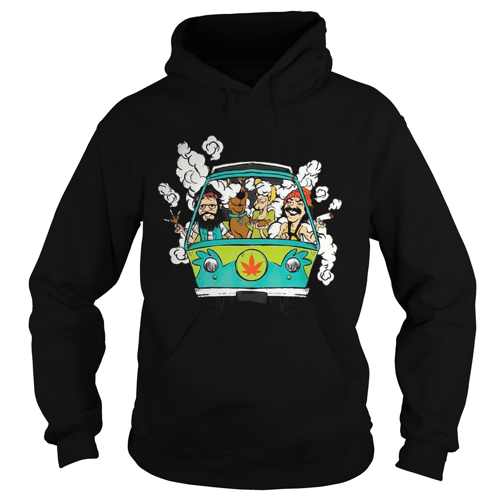 Cheech And Chong With Scooby Smoke Hoodie