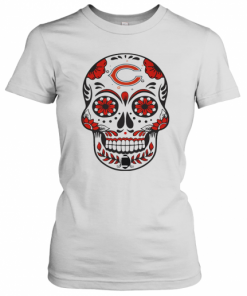 Chicago Bears Football Sugar Skull T-Shirt Classic Women's T-shirt