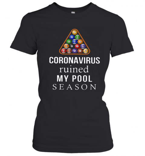 Coronavirus Ruined My Pool Season T-Shirt Classic Women's T-shirt