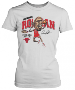 Dennis Rodman Chicago Bulls Signature T-Shirt Classic Women's T-shirt