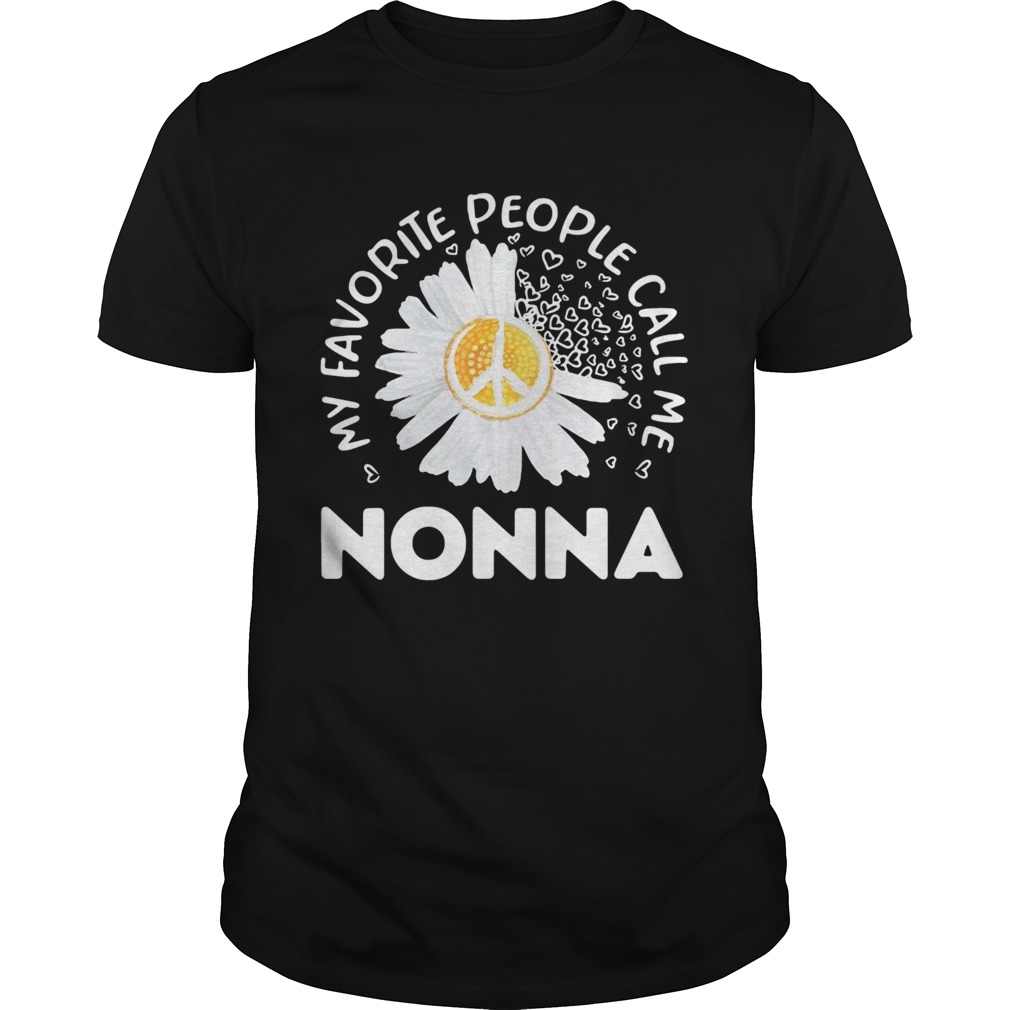 Favorite People Call Nonna Daisy Grandma shirt