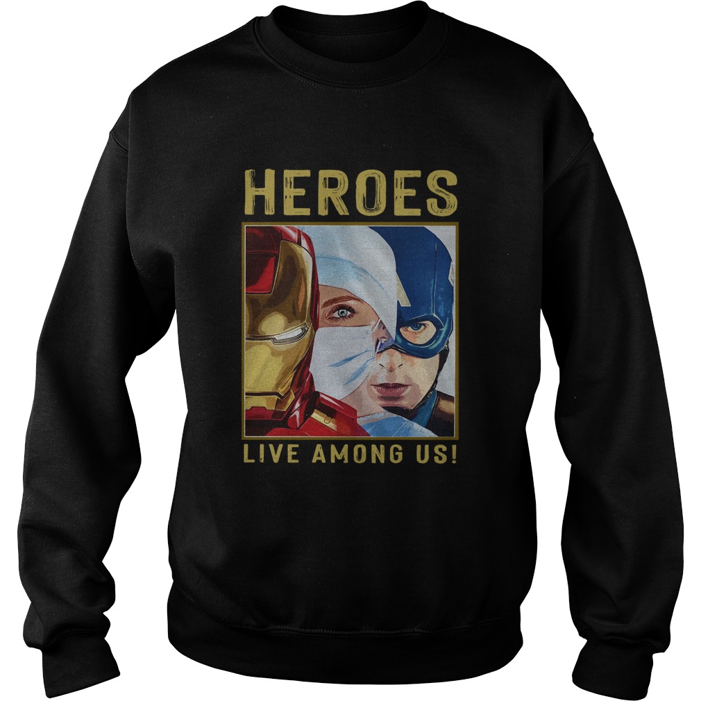 Firefighter Heroes Live among US Sweatshirt