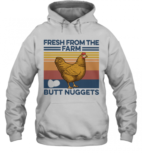 Fresh From The Farm Butt Nuggets Vintage T-Shirt Unisex Hoodie