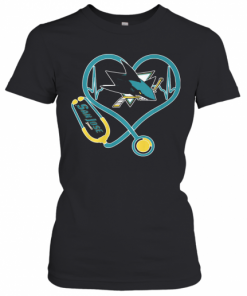 Heart Nurse San Jose Sharks T-Shirt Classic Women's T-shirt