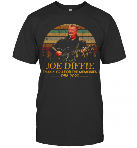 Joe Diffie Thank You For The Memories 1958 2020 Vintage T-Shirt