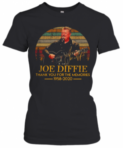 Joe Diffie Thank You For The Memories 1958 2020 Vintage T-Shirt Classic Women's T-shirt