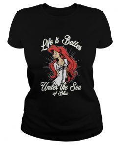 Los Angeles Dodgers Baseball Life Is Better Under The Sea Of Bue  Classic Ladies