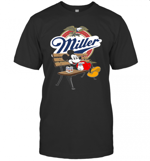 Mickey Mouse Drink Miller Beer T-Shirt