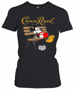 Mickey Mouse Drinking Crown Royal Beer T-Shirt Classic Women's T-shirt