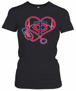 Minnesota Twins Baseball Stethoscope Heartbeat T-Shirt Classic Women's T-shirt