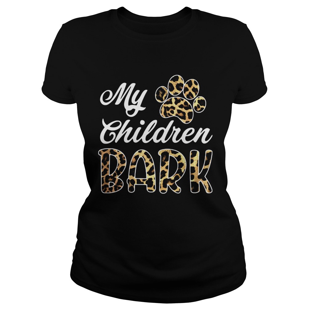 My Children Bark Paw Leopard Classic Ladies