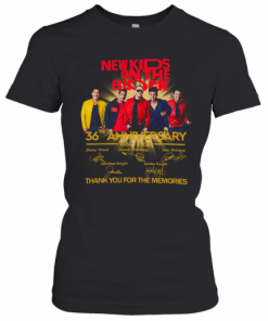 New Kids On The Block 36Th Anniversary 1984 2020 Thank You For The Memories Signatures T-Shirt Classic Women's T-shirt