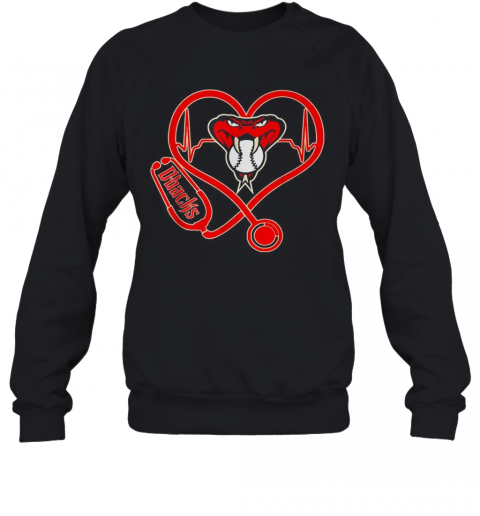 Nurse Heart Arizona Diamondbacks T-Shirt Unisex Sweatshirt