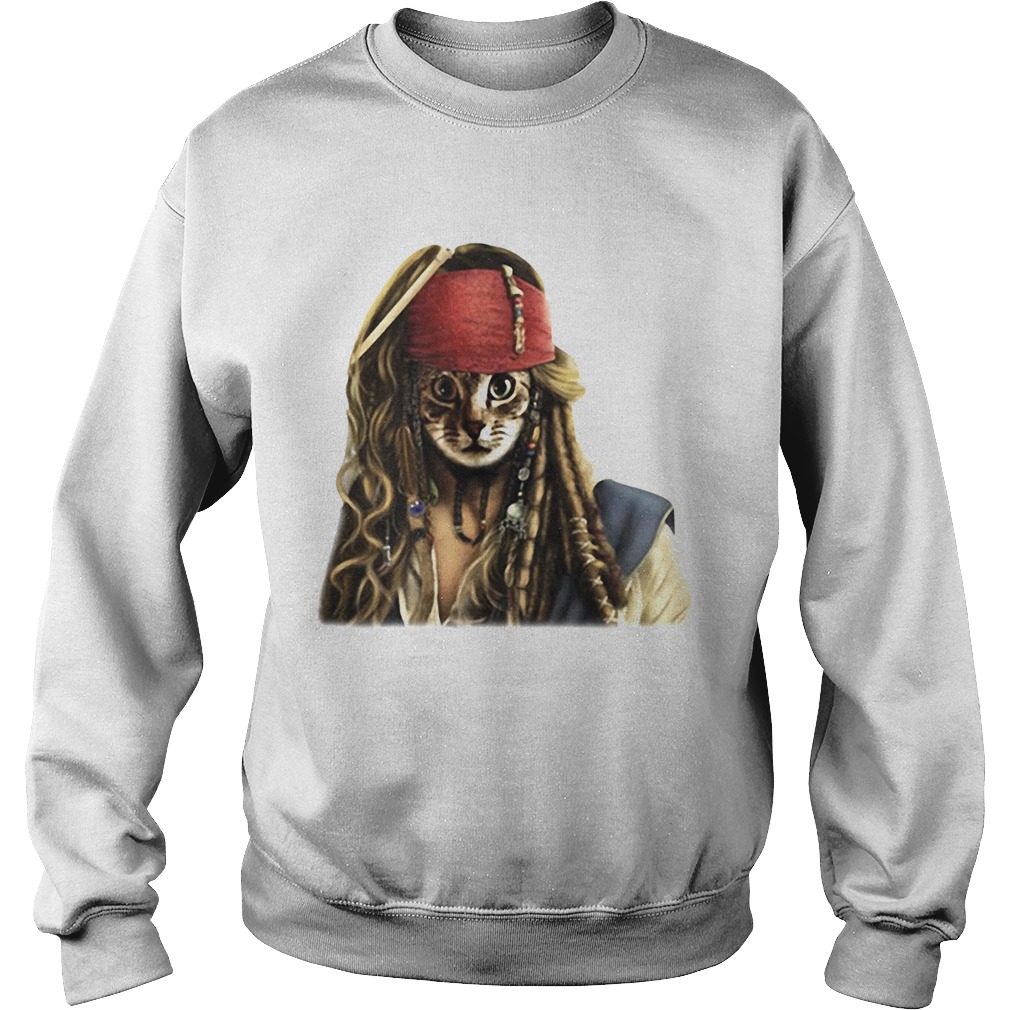 Pirates Jack Sparrow Cat Sweatshirt