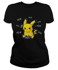 Pokemon Playing Game Pikachu Pew  Classic Ladies