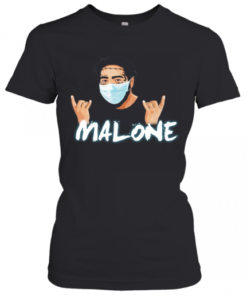 Post Malone Face Mask Fight Coronavirus Covid 19 T-Shirt Classic Women's T-shirt