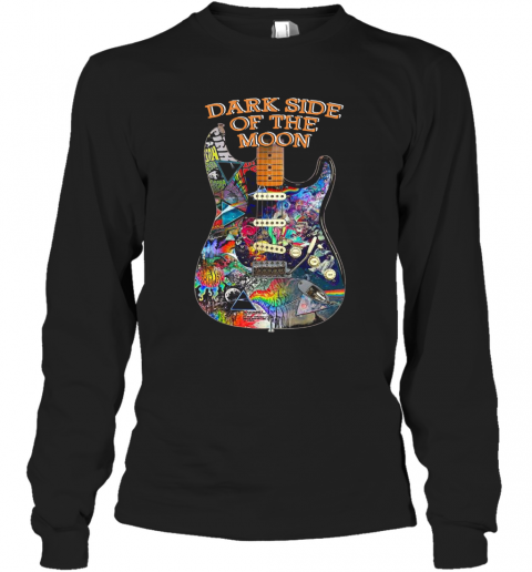 Richer Dark Side Of The Moon Guitar T-Shirt Long Sleeved T-shirt 