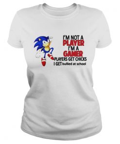 Sonic Im Not A Player Im A Gamer Players Get Chicks I Get Bullied At School  Classic Ladies